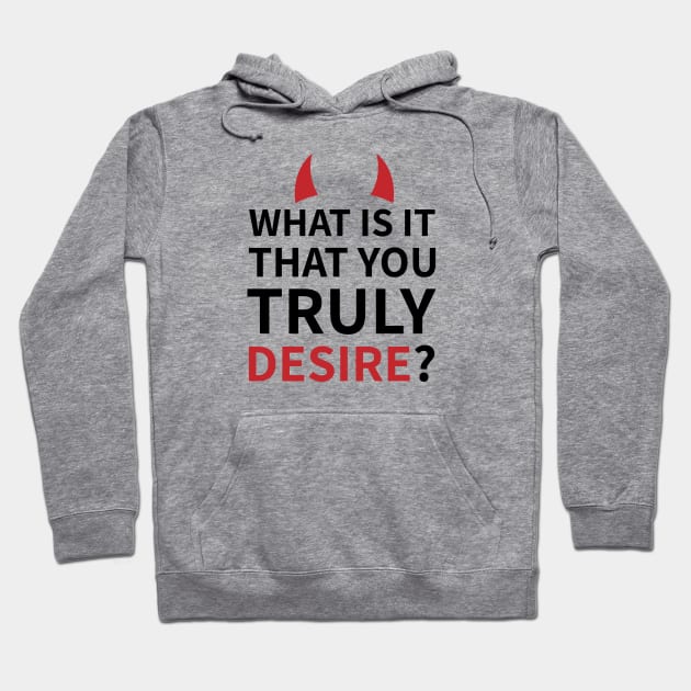 Lucifer Morningstar | Lucifan | What Is It You Truly Desire? Hoodie by GeeksUnite!